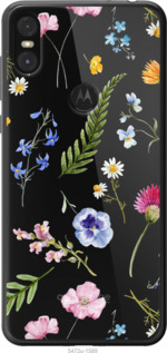 

Чехол Цветочный фон v2 для Motorola One 1440505