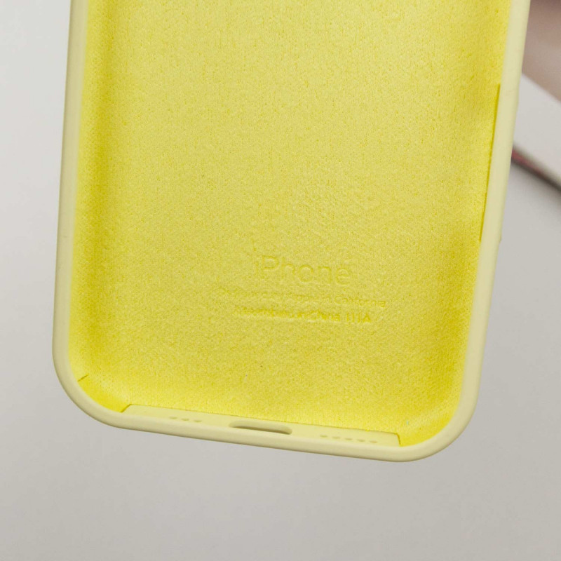 Заказать Чехол Silicone Case Full Protective (AA) для Apple iPhone 14 Pro Max (6.7") (Желтый / Mellow Yellow) на vchehle.ua