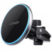Автодержатель с БЗУ Acefast D3 magnetic wireless 15W (Silver)