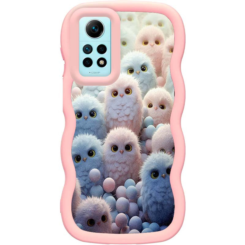 Чохол TPU Cloudy Pictures на Xiaomi Redmi Note 12 Pro 4G (Owls)