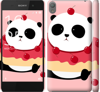 

Чехол Панда с пончиком для Sony Xperia E5 F3311 247634