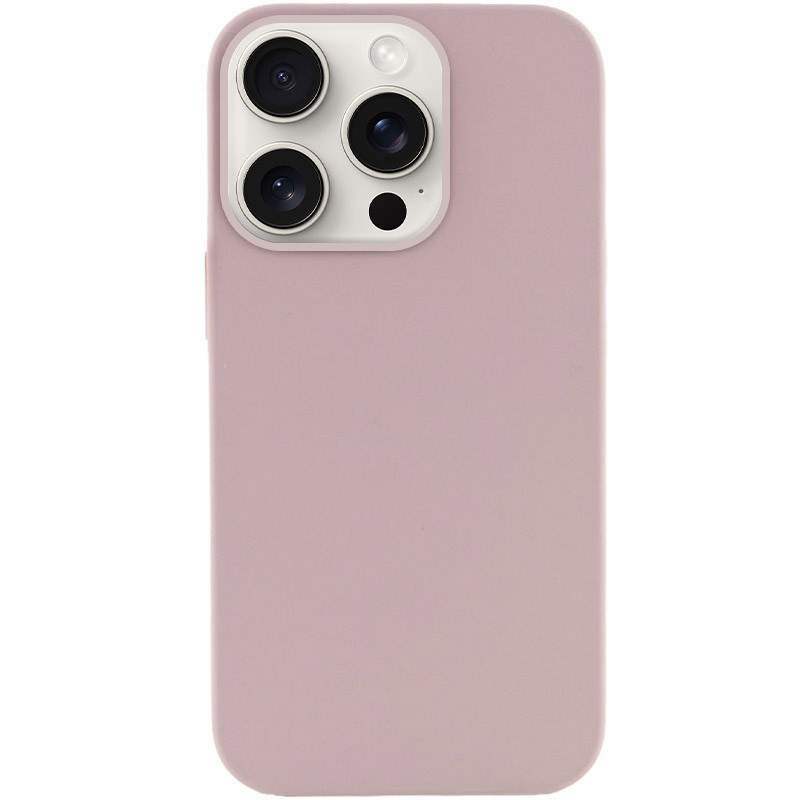 Чохол Silicone Case Full Protective (AA) NO LOGO на Apple iPhone 16 Pro Max (6.9") (Сірий / Lavender)