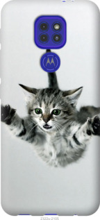 Чехол Летящий котёнок для Motorola G9 Play