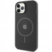 Чохол Silicone Case Full Protective (AA) with Magnetic Safe на Apple iPhone 12 Pro Max (6.7") (Чорний / Black)