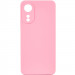 Чехол TPU GETMAN Liquid Silk Full Camera для Oppo A78 4G (Розовый / Pink)