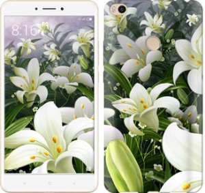 Чехол Белые лилии для Xiaomi Mi Max 2