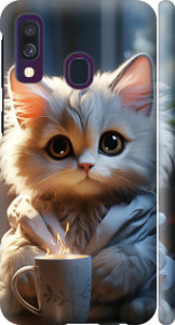 Чехол White cat для Samsung Galaxy A40 2019 A405F