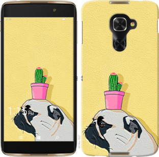 

Чохол Мопс з кактусом на Alcatel Idol 4 Pro 924209
