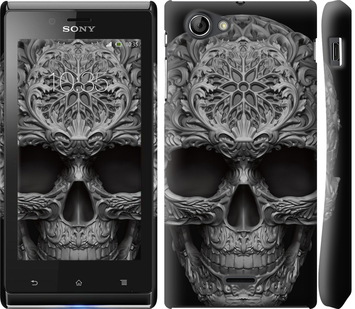 

Чохол skull-ornament на Sony Xperia J ST26i 348332