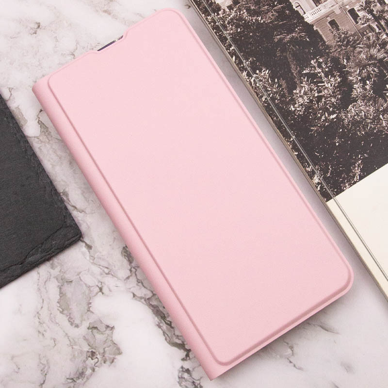 Шкіряний чохол книжка GETMAN Elegant (PU) на Xiaomi Redmi Note 10 Pro / 10 Pro Max (Рожевий) в магазині vchehle.ua