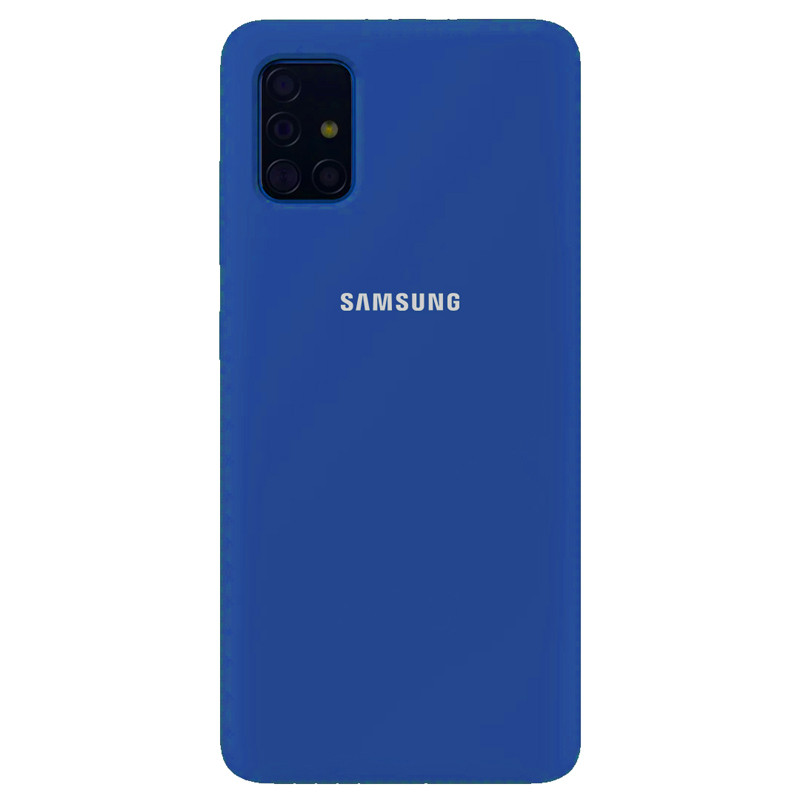 

Чохол Silicone Cover Full Protective (AA) на Samsung Galaxy A51 (Синій / Blue) 871058