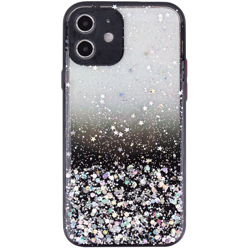 TPU чехол Spangle star с защитой камеры для Apple iPhone 12 mini (5.4") (Черный)