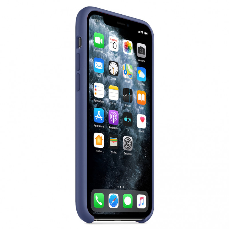 Фото Чехол Silicone Case without Logo (AA) для Apple iPhone 11 Pro (5.8") (Синий / Aqua Blue) в магазине vchehle.ua