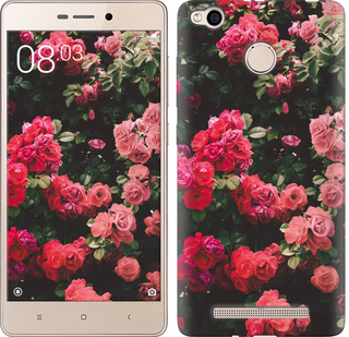 

Чехол Куст с розами для Xiaomi Redmi 3x 639364