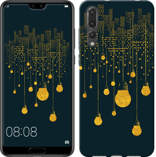 

Чехол Иллюстрация ночного города для Huawei P20 Pro 647250