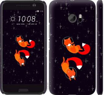 

Чехол Лисички в космосе для HTC 10 870096