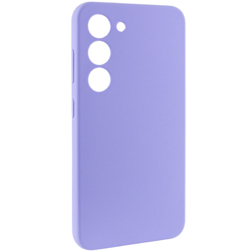 Фото Чехол Silicone Cover Lakshmi Full Camera (AAA) для Samsung Galaxy S23 (Сиреневый / Dasheen) на vchehle.ua