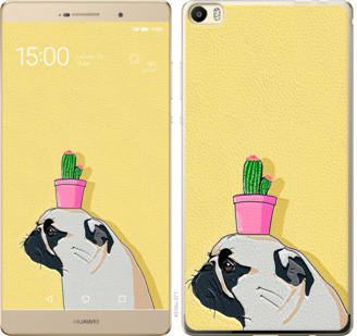 

Чехол Мопс с кактусом для Huawei P8 Max 795746