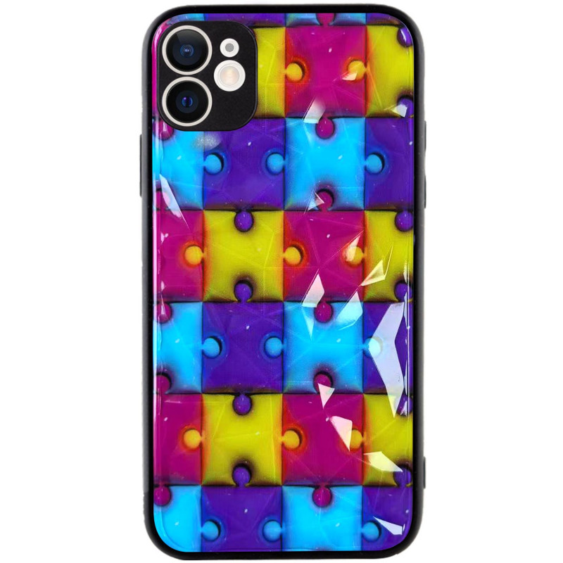 TPU+PC чехол Prisma Fluffie для Apple iPhone 12 (6.1") (Puzzle)