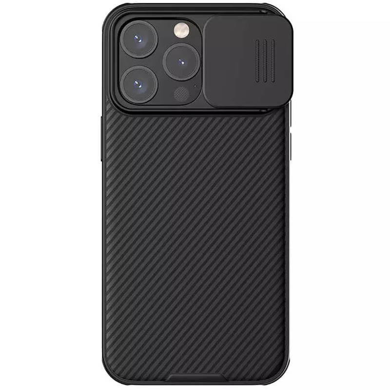 Карбонова накладка Nillkin CamShield Pro на Apple iPhone 15 Pro (6.1") (Black)