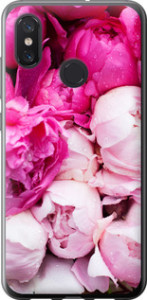Чехол Розовые пионы для Xiaomi Mi8