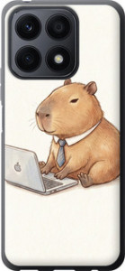 Чехол Funny Capybara CEO Working для Huawei Honor X8a
