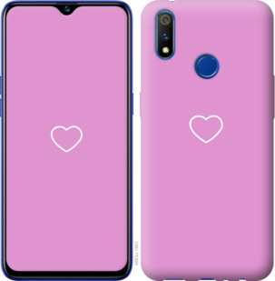 Чехол Сердце 2 для Realme 3 Pro