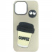 Чохол TPU Leather Toys на Apple iPhone 16 Pro (6.3") (Coffee / Sand)