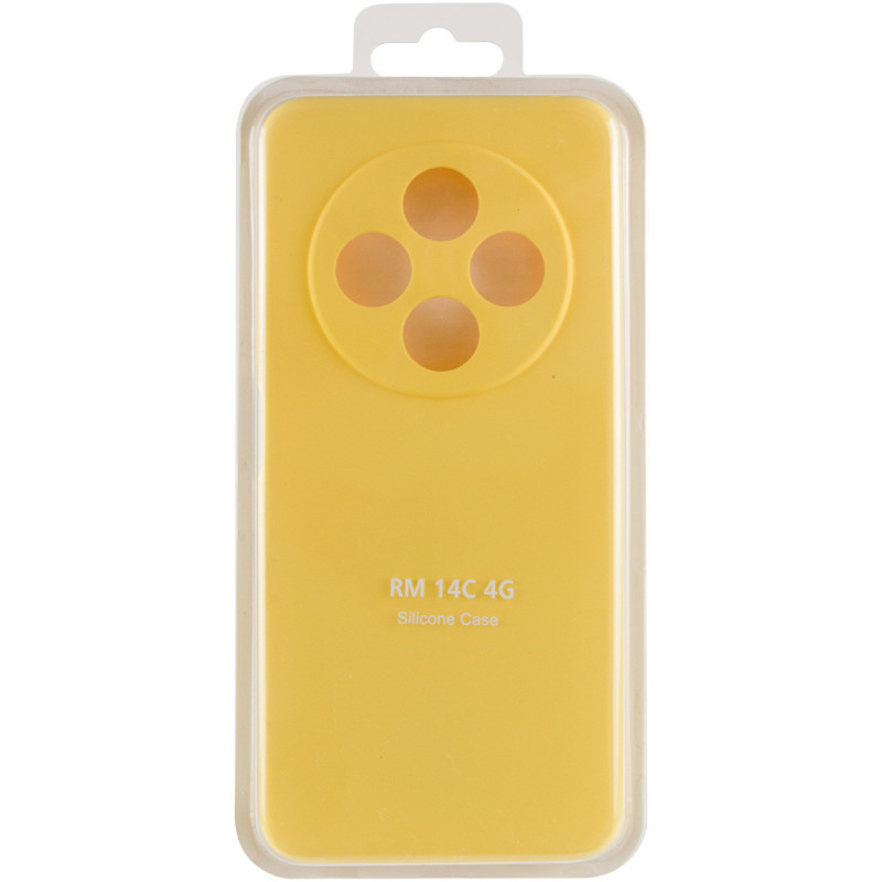 Заказать Чехол Silicone Cover Lakshmi Full Camera (AA) для Xiaomi Redmi 14C / Poco C75 (Желтый / Flash) на vchehle.ua