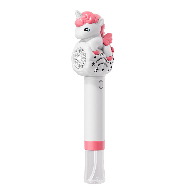 Пистолет с мыльными пузырями H055 Little Unicorn + bottle 50ml (Pink)