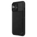 Фото Кожаная накладка Nillkin Camshield Leather (шторка на камеру) для Apple iPhone 13 Pro (6.1") (Черный / Black) в магазине vchehle.ua