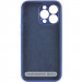 Фото Чехол Silicone Case Full Camera Protective (AA) NO LOGO для Apple iPhone 16 (6.1") (Синий / Deep navy) на vchehle.ua