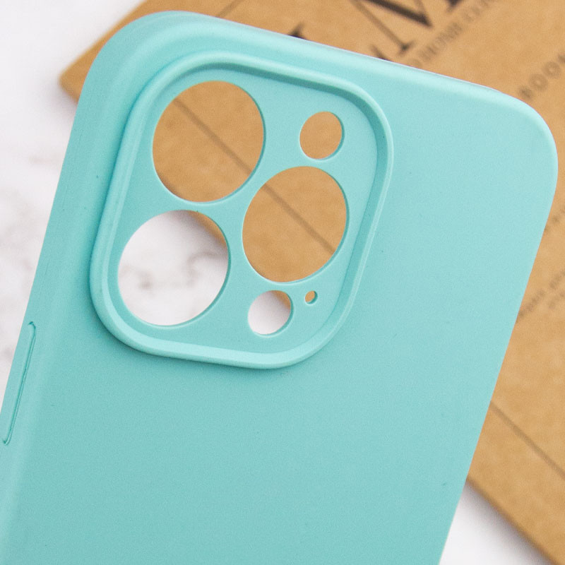 Замовити Чохол Silicone Case Full Camera Protective (AA) NO LOGO на Apple iPhone 15 Pro Max (6.7") (Бірюзовий / Marine Green) на vchehle.ua