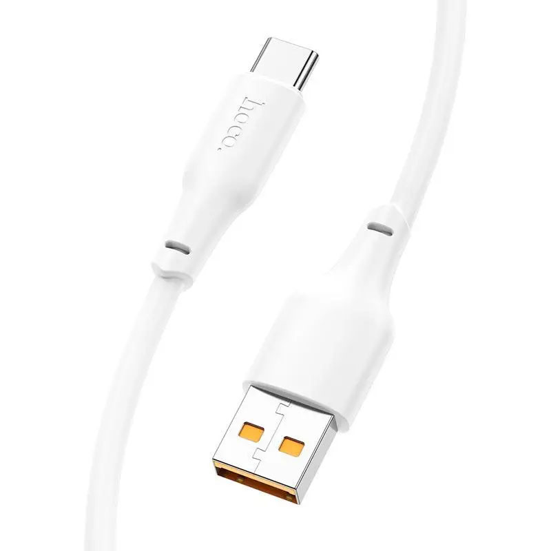 Фото Дата кабель Hoco X93 Force USB to Type-C 100W (1m) (White) в маназині vchehle.ua