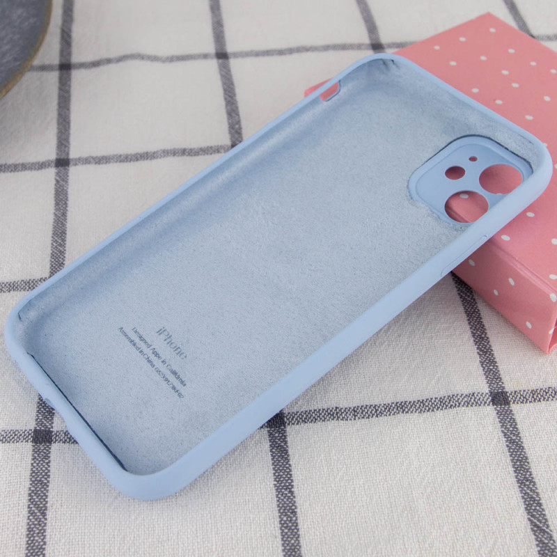 Фото Чохол Silicone Case Full Camera Protective (AA) на Apple iPhone 11 (6.1") (Блакитний / Lilac Blue) в маназині vchehle.ua