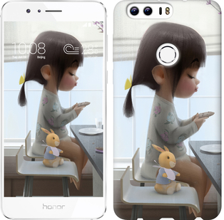 

Чехол Милая девочка с зайчиком для Huawei Honor 8 636730