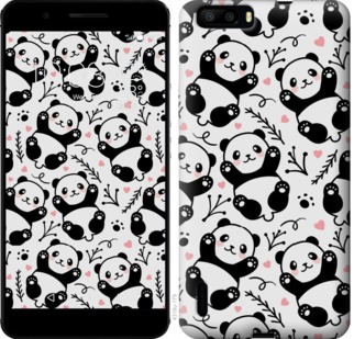 Чохол Панди на Huawei Honor 6 Plus