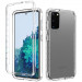 Чохол TPU + PC Full Body з захистом 360 на Samsung Galaxy S20+ (Прозорий)