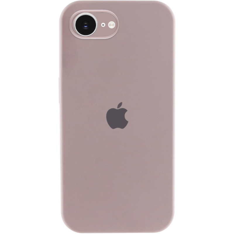 Чохол Silicone Case Full Camera Protective (AA) на Apple iPhone 16e (6.1") (Сірий / Lavender)