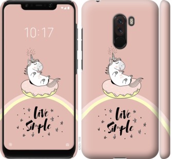 

Чехол Единорожка в пончике для Xiaomi Pocophone F1 719436
