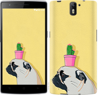 

Чохол Мопс з кактусом на OnePlus 1 795972