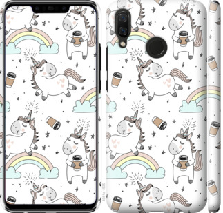 

Чохол Єдиноріг і кава на Huawei Nova 3 841007
