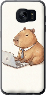 Чохол Funny Capybara CEO Working на Samsung Galaxy S7 Edge G935F