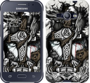 Чехол Тату Викинг для Samsung Galaxy J1 Ace J110H
