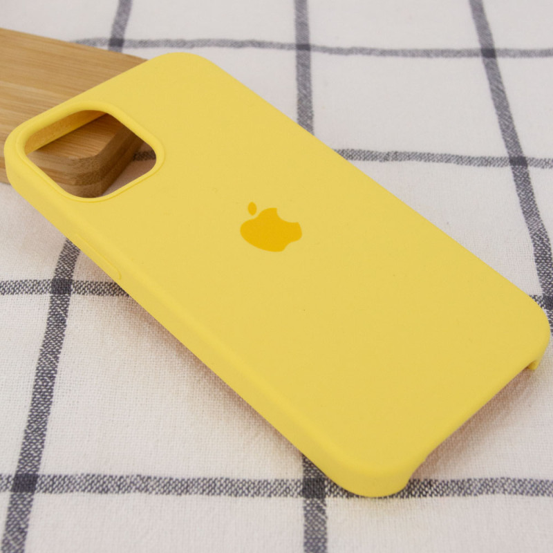 Фото Чохол Silicone Case (AA) на Apple iPhone 12 Pro Max (6.7") (Жовтий / Pollen) на vchehle.ua