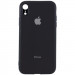 TPU чохол Matte LOGO на Apple iPhone XR (6.1") (Чорний / Black)