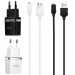 МЗП Hoco C12 Charger + Cable Lightning 2.4A 2USB