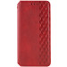 Шкіряний чохол книжка GETMAN Cubic (PU) на Oppo A78 4G (Червоний)