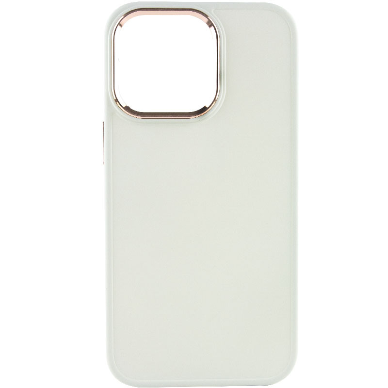 Фото TPU чохол Bonbon Metal Style на Apple iPhone 13 Pro (6.1") (Білий / White) на vchehle.ua