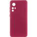 Чохол Silicone Cover Lakshmi Full Camera (A) на Xiaomi Redmi Note 12S (Бордовий / Marsala)